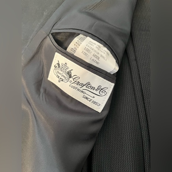 Grafton Two Piece Black Suit - Picture 4 of 5